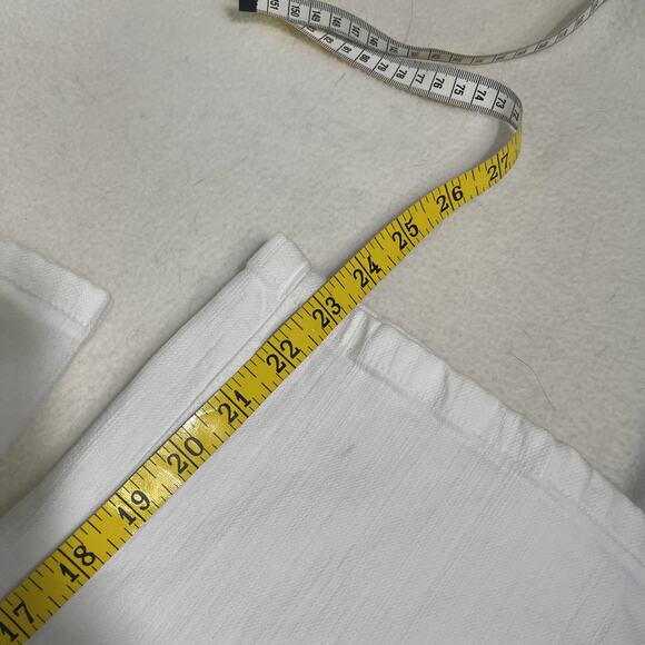 CHICO’S Platinum Optic White Denim High Rise Crop Jeans Size 1.5/ S/ 10 - EUC - Picture 5 of 8